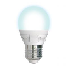  Uniel Лампа светодиодная диммируемая (UL-00004301) E27 7W 4000K матовая LED-G45 7W/4000K/E27/FR/DIM PLP01WH