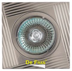 Точечный светильник De Fran FT 105 SN галогенный сатин-никель MR 16 1 x 50 вт
