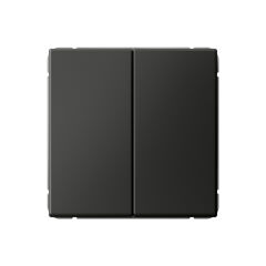  Systeme Electric ARTGALLERY 2-клавишный ПЕРЕКЛЮЧАТЕЛЬ, 10АХ, механизм, быстрозажим. клем., БАЗАЛЬТ