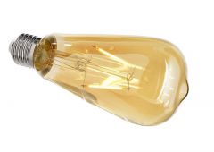 Лампа светодиодная филаментная Deko-light e27 4,4w 2200k груша прозрачная 180070