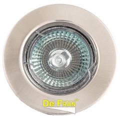 Точечный светильник De Fran FT 9210 SCH неповоротный сатин-хром MR16 1 x 50 вт