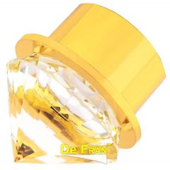 Точечный светильник De Fran FT 812 LED G светодиодный "Звездное Небо" стекло, с ПРА и LED золото "звездное небо", спектр теплый белый 3100К LED 1 x 1 вт
