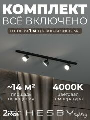 Комплект трековый Hesby Lighting Skylite №13 HSBL_kompl_S013_NI1B4K