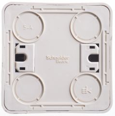 Выключатель Schneider Electric ЭТЮД 2х-клав. О/У 10АX/250B КРЕМОВЫЙ
