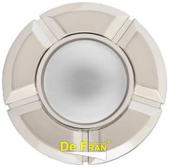 Точечный светильник De Fran 16165 EQ R50 Светильник "Круг 5 долей", "Поворотный в центре" перламутровый никель + хром Е14 1 x 50 вт