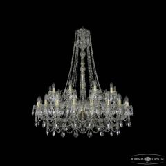 Подвесная люстра Bohemia Ivele Crystal 1411 1411/20+10/400/h-130 G