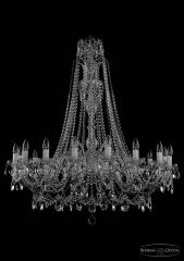 Подвесная люстра Bohemia Ivele Crystal 1411 1411/16/400/Xl-115 Ni