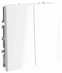 Переключатель перекрестный двухклавишный без рамки Voltum S70 VLS020501