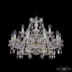 Подвесная люстра Bohemia Ivele Crystal 1411 1411/10+5/240 G R801