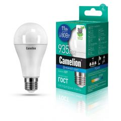 Лампа светодиодная Camelion E27 11W 6500K LED11-A60/865/E27 12651