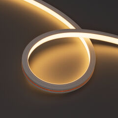 Лента герметичная MOONLIGHT-TOP-X320-13x12mm 24V Warm3000 (5 W/m, IP67, sauna, 15m, wire x2) ( Arlight , Вывод вниз, 3 года)