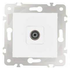 ТВ-розетка без рамки Arte Milano am-203 203.43-1.white