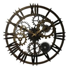  Династия Настенные часы (60см) Скелетон-1 07-005