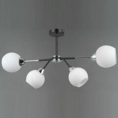 Люстра на штанге Illumico LIBRA IL0715-4CSQ-24 BK CR LIBRA
