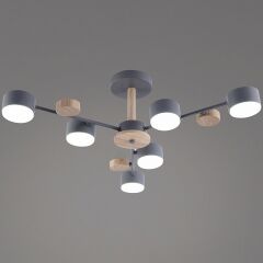  Reluce Люстра на штанге 03758-0.3-06 GREY+WOOD GX53