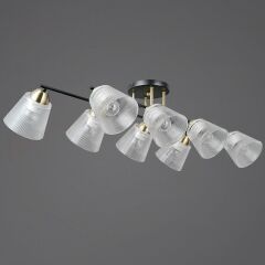 Люстра на штанге Illumico IL0845 IL0845-8CSQ-25BKAB ELITE