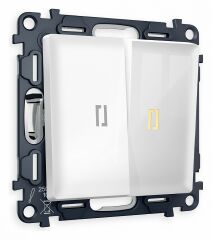 Выключатель проходной двухклавишный с подсветкой Ambrella Volt Quant MA104030