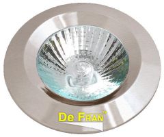 Точечный светильник De Fran FT 202 SN неповоротный круглый сатин-никель MR16 1 x 50 вт