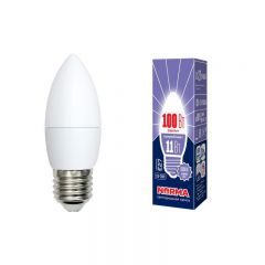  Volpe Лампа светодиодная (UL-00003813) E27 11W 6500K матовая LED-C37-11W/DW/E27/FR/NR