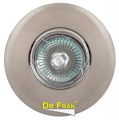 Точечный светильник De Fran FT 139AK SN "Поворотный в центре" сатин-никель MR16 1 x 50 вт