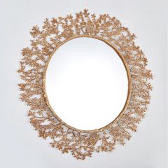 Зеркало Cloyd NIMBA Mirror / Ø90 см - латунь (арт.50058)