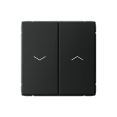  Systeme Electric ARTGALLERY 2-клавишный ВЫКЛЮЧАТЕЛЬ ДЛЯ ЖАЛЮЗИ, 2х сх.4, 10А, механизм, быстрозажим. клем., КАРБОН