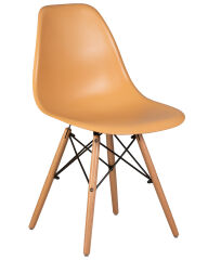 Стул обеденный Dobrin LMZL-PP638 DSW, ножки светлый бук, цвет персиковый (NX-Y-06)