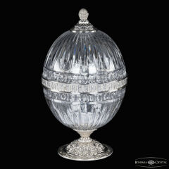 Настольная лампа декоративная Bohemia Ivele Crystal 5680 5680L/18 Ni Clear/M-1G