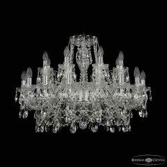 Подвесная люстра Bohemia Ivele Crystal 1411 1411/16+8/300 Ni