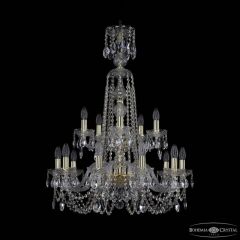 Подвесная люстра Bohemia Ivele Crystal 1402 1402/10+5/240/XL-90/2d G