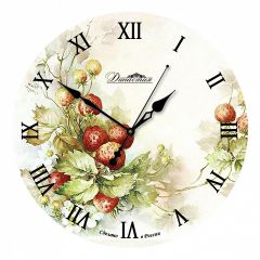  Династия Настенные часы (33x33x4 см) Ягоды 01-018