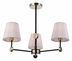 Люстра на штанге Illumico CASTOR IL0394-3CSQ-24 BK AB CASTOR