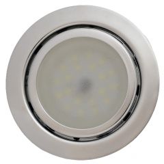 Точечный светильник De Fran FT 9223 SMD CH светодиодный SMD-24шт, 180Лм, свет белый хром 24*SMD LED 2,4 вт