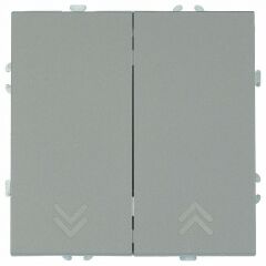 Выключатель самовозвратный двухклавишный без рамки Stekker Эмили 50329
