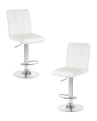 Набор 2 шт Стул барный Dobrin KRUGER, белый