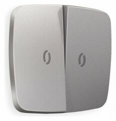 Клавиши для выключателя двухклавишного c подсветкой Ambrella Volt Quant OP5040