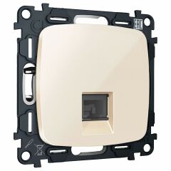 Розетка Ethernet RJ-45 и со шторками, без рамки Ambrella Volt OMEGA MO312005