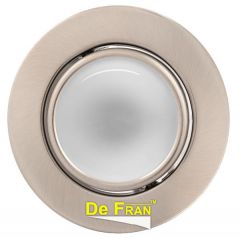 Точечный светильник De Fran FT 9230-50 SCH Светильник "Поворотный в центре" сатин-хром Е14 1 x 60 вт