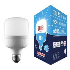 Лампа LED сверхмощная (UL-00006789) Volpe E27 40W (360W) 4000K матовая LED-M80-40W/4000K/E27/FR/NR