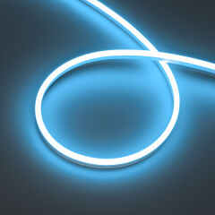 Лента герметичная HALO-SIDE-A168-6x13mm 24V Lake Blue (10 W/m, IP67, 2835, 5m) ( Arlight , Силикон)