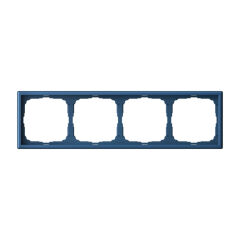  Systeme Electric ARTGALLERY 4-постовая РАМКА, универсальная, АКВАМАРИН