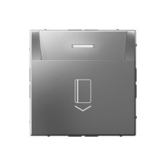  Systeme Electric ARTGALLERY ВЫКЛЮЧАТЕЛЬ карточный 10А, без задержки времени, быстр.клемм., СТАЛЬ