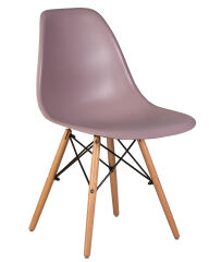 Стул обеденный Dobrin LMZL-PP638 DSW, ножки светлый бук, цвет сиреневый (P-04)