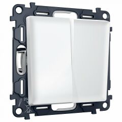 Выключатель перекрестный двухклавишный без рамки Ambrella Volt MA MA123030