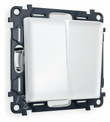 Выключатель проходной двухклавишный Ambrella Volt Quant MA123020