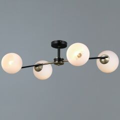 Люстра на штанге Illumico LIBRA IL0469-4CSQ-24 BK AB LIBRA