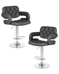 Набор 2 шт Стул барный Dobrin TIESTO, серый