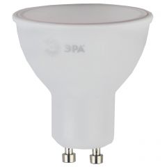 Лампа светодиодная Эра GU10 7W 2700K матовая ECO LED MR16-7W-827-GU10 Б0050182