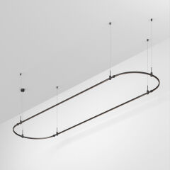 Трек ART-APRIORI-OVAL-HANG-4000x1000 (BK) ( Arlight , IP20 Металл, 3 года)