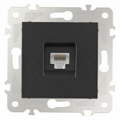 Розетка Ethernet RJ-45 без рамки Arte Milano am-203 203.45-1.black